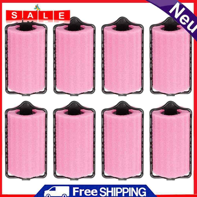 8pcs/Set Soft Sponge Foam Hair Rollers Curlers Home DIY Curling Hair Styling