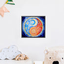 Partial Special Shape Drill Diamond Painting sun and moon Rhinestone Draw