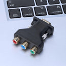 ALLOYSEED Adapter Converter VGA Male, 3 RCA Female Converter Adapter Spli