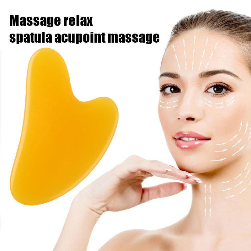 Facial Massage Roller Double Heads Jade Stone Nature Face Lift Sliming Tool