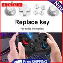 Mushroom Caps Cross Key for Switch Pro Handle Accessories Replacement Button Set