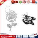 2pcs/set Silicone Transparent Seals Clear Stamps+Cutting Die for DIY Photo-