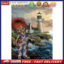 5D Diamond Painting DIY Cartoon Girl Full Round Drill Mosaic Picture Wall Art