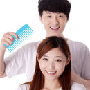 Smooth Comb Portable Wide Tooth Hairdressing Comb Flat Comb (Sky Blue) Newly