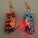 2pcs Full Special Shaped Drill Key Ring Pendant DIY Diamond Painting Keychai Kit