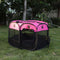 Pet Carrier Tent Playpen Portable Folding Octagonal Outdoor Removable Dog Hou