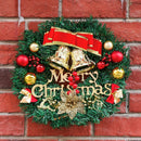 Bow-knot Christmas Wreath Christmas Decorations Garland Ornament Wall Hanging