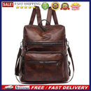 Unisex Backpack Waterproof Leather Large Capacity Travel Anti Theft Rucksacks