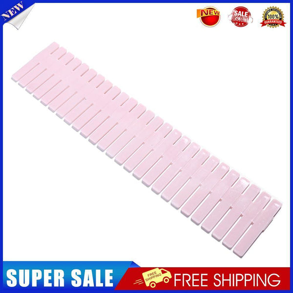 DIY Drawer Divider Household Storage Box Partition Board (8pcs Light Pink)