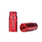 10pcs Aluminum Bicycle Tyre Tire Presta Valve Stem Caps Dust Covers (Red)