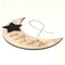 Eid Mubarak Moon Wooden Hanging Ornaments Muslim Ramadan Kareem Eid al-adha M4I3