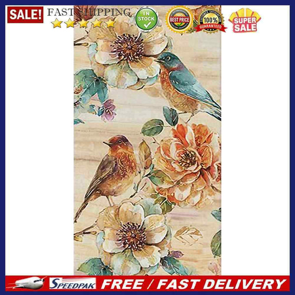 Zero Basis Paint by Number Kit Oil Drawing HandPainted Paint Bird Flower Patt