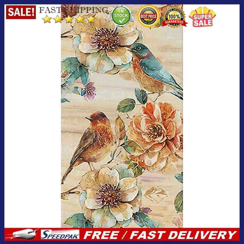 Zero Basis Paint by Number Kit Oil Drawing HandPainted Paint Bird Flower Patt