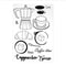 Transparent Silicone Stamps for Album Cards, 2 Pack MS-686