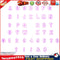 40pcs/set Alphabet Letter Number Fondant Cake Mold Biscuit Baking Mould Newly