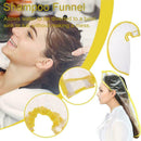 1Pc Hair Washing Funnel Rinse Shampoo Barber Dye Hair Cape Disabled G4C9
