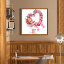5D DIY Diamond Painting Little Angel Garland Full Drill Rhinestone Mosaic K