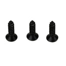 50pcs Acoustic Guitar Electric Guitar Electric Bass Panel Screw (Black) Newly
