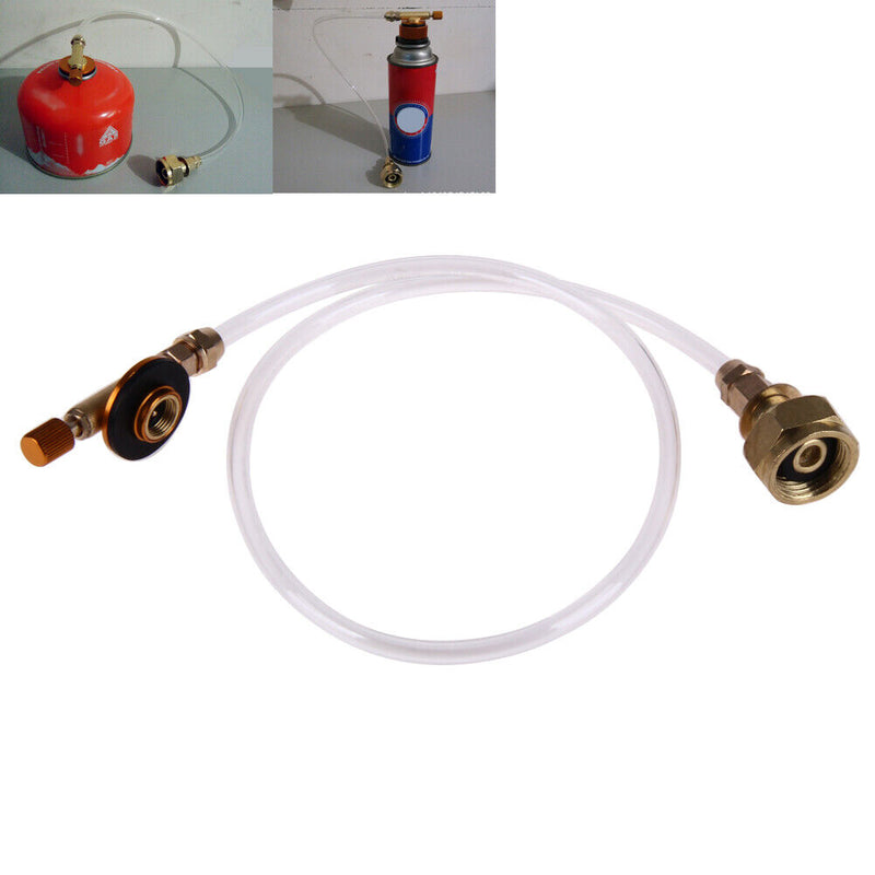 Outdoor Gas Stove Camping Stove Propane Refill Adapter Burner LPG Flat EU Newly
