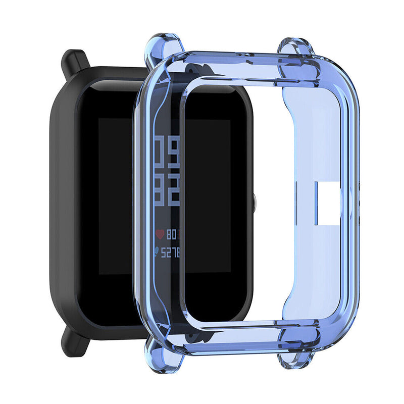 Soft TPU Protective Case Cover Shell for Amazfit Bip S Smartwatch (Blue) Newly