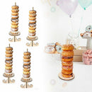 Baby Shower Kids Favor Donut Wall Stand Doughnut Rack Storage Racks Donut Holds