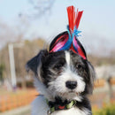 Halloween Dog Cat Clothes Wig Caps Small Dog Costumes Wig Gift Christmas T8S0