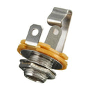 Adapter 1/4" Mono Input Jack Plug 6.35 Female Base Amplifier Socket For 10pcs