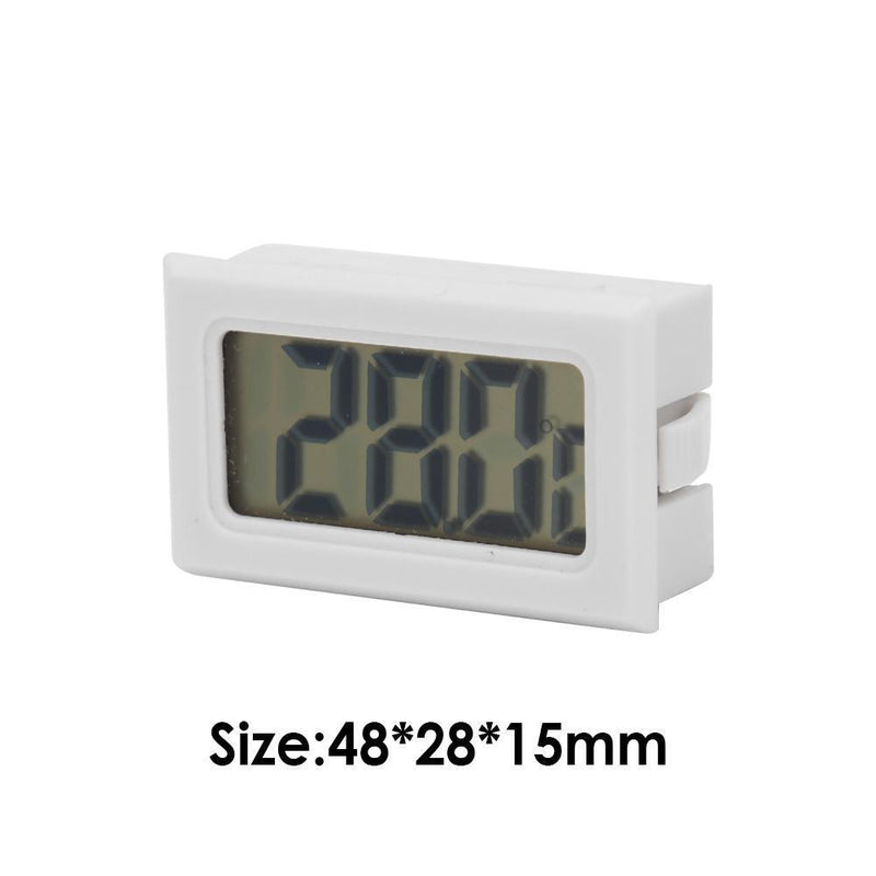 Fridge LCD Digital Thermometer Freezer Temperature Sensor Meter (White)