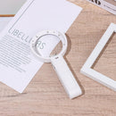 LED Light and Stand Magnifying Glass Foldable Magnifier Handheld with Light