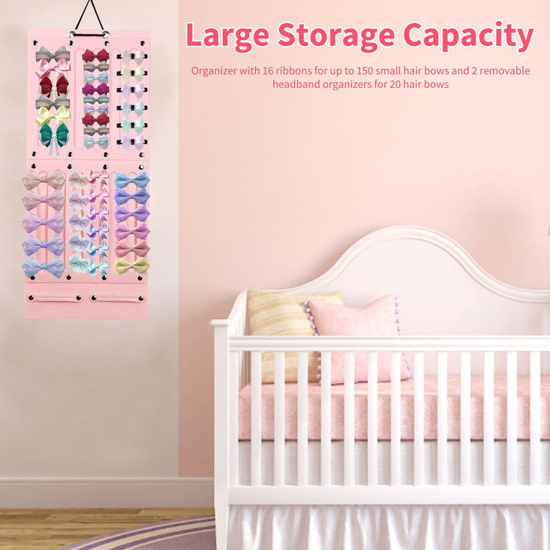 Kid Hair Accessories Storage Hairband Bow Storage & Display (Double Layer) Newly