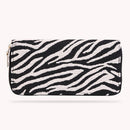 Women Animal Tassel Wallet Velvet Daily Purse Money Card Holder Long Clutch Bags