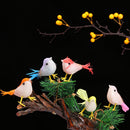 24pcs Festival Simulation Bird Educational Toys Photography Props Easter Supply