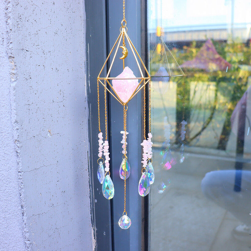 Crystal Ball Windchime Ornaments Star Pendant Hanging Drop Window During Crafts