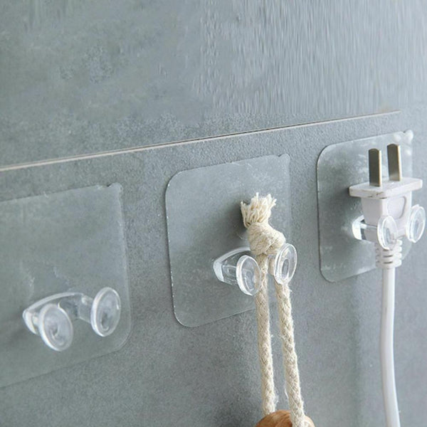Wall Adhesive Home Bathroom Wall Storage Hook Power Plu Y4V5 Socket H7Q7