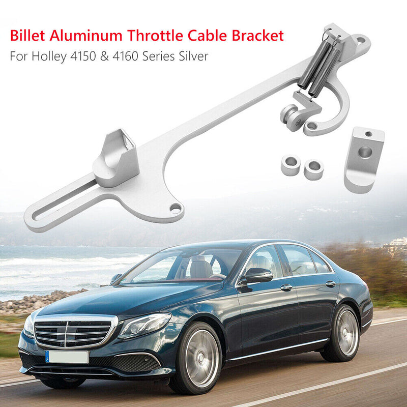 Billet Aluminum Throttle Cable Bracket for Holley 4150 4160 Series Carb