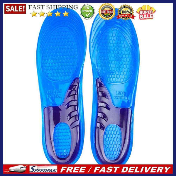 Comfort Arch Support Massaging Gel Silicon Insole Man 8-12