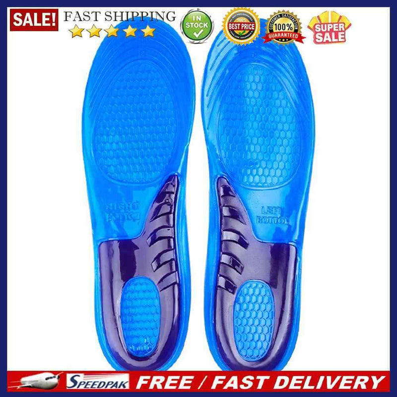 Comfort Arch Support Massaging Gel Silicon Insole Man 8-12