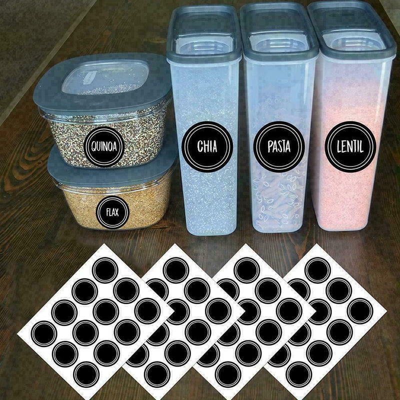 Jars Chalkboard Label Stickers Kitchen Accessories S4Y4 S3N9 Container M6D7