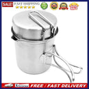 2pcs/Set Foldable Portable Camping Cooking Kettle+Storage Bag Outdoor Picni