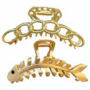 Jaw Half Bun Hair Clip Hair Barrettes Hair Claw Clips Non-Slip Hair Clips