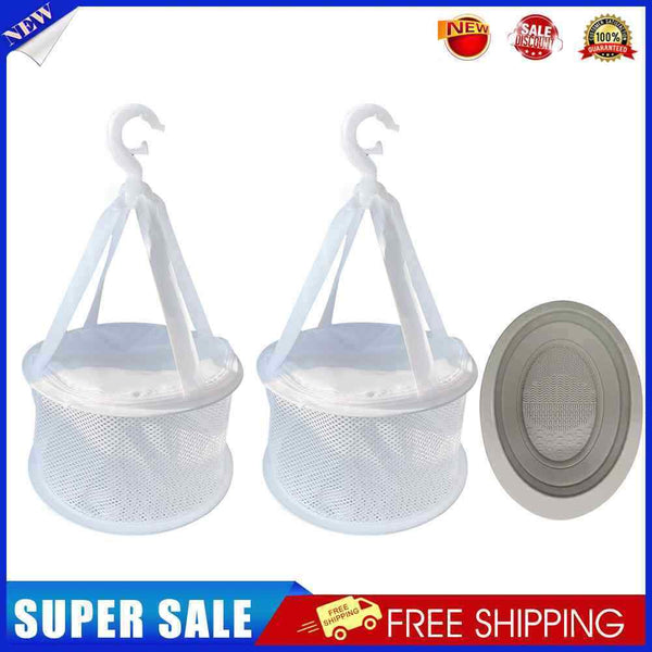 Foldable Beauty Tools Cleaner Combination Set Hanging Drying Rack Net for S