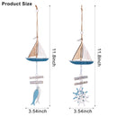 Home Decoration Decorative Hanging Ornaments Crafts Ocean style Wooden pendant