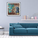 5D DIY Full Drill Diamond Painting Elephant Embroidery Mosaic Kit Bedroom Decor