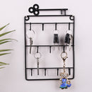 Modern Wall Mounted 11 Hangers Hooks Key Holder Coat Hat Storage Rack (A) Newly