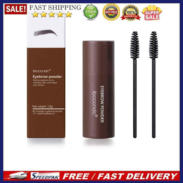 Eyebrow Stamp Shaping Brow Stencils Powder Kit Natrual Hair Line Lasting Co