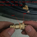 TPMS Valve Tee Adapter Debugging Car Tire Accessories Tyre Bleed Valves