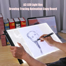 A3 Copy Board LED Light Writing Desk Calligraphy Drawing Animation Tablet Boa