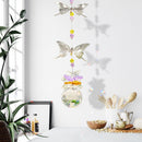 Crystal  Metal Butterfly Hanging Pendant Home Garden Car Decor