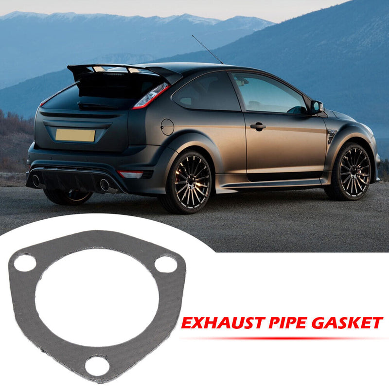 2.5 inch High Temperature Exhaust Flange Gasket 3-Bolt for Headers Cat Axle