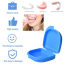 Retainer Box - Orthodontic Denture Mouth Guard Box Oral Care Case (Blue) Newly
